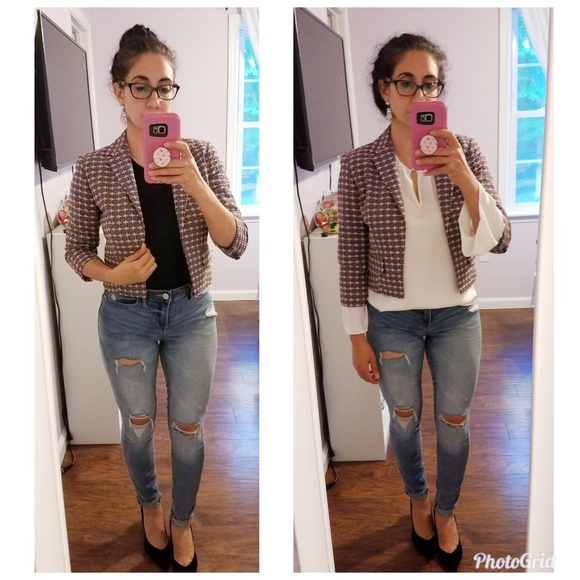 Nordstrom Jackets & Blazers - Cropped Tweed Jacket